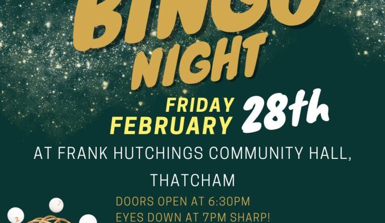 THATCHAM MAYOR TO HOST A BINGO EVENING TO SUPPORT HER TWO CHOSEN CHARITIES