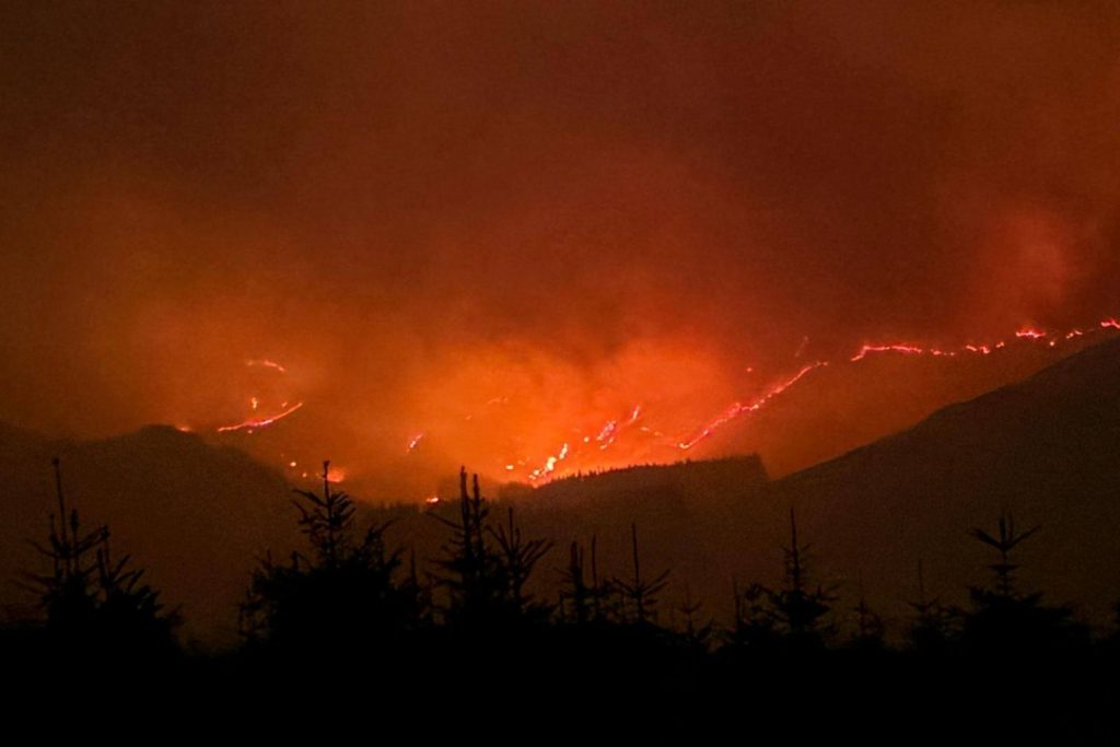 Progress made in bringing Galloway wildfire under control