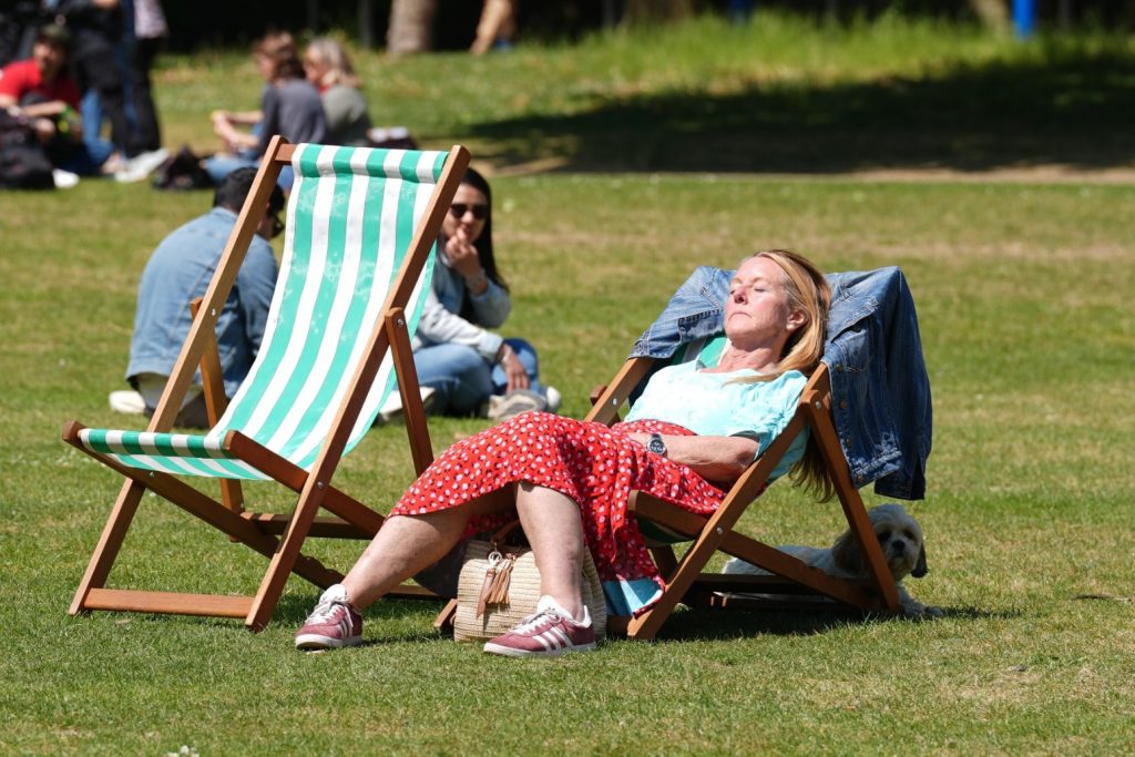 UK basks in sunniest spring on record