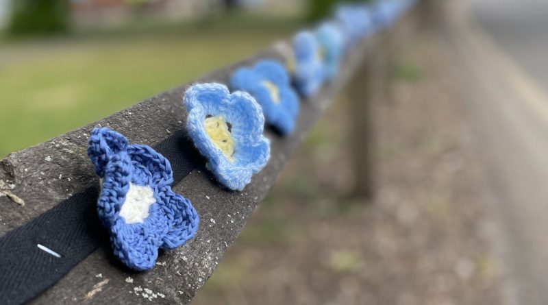 Thatcham Blooms Blue for Dementia Action Week