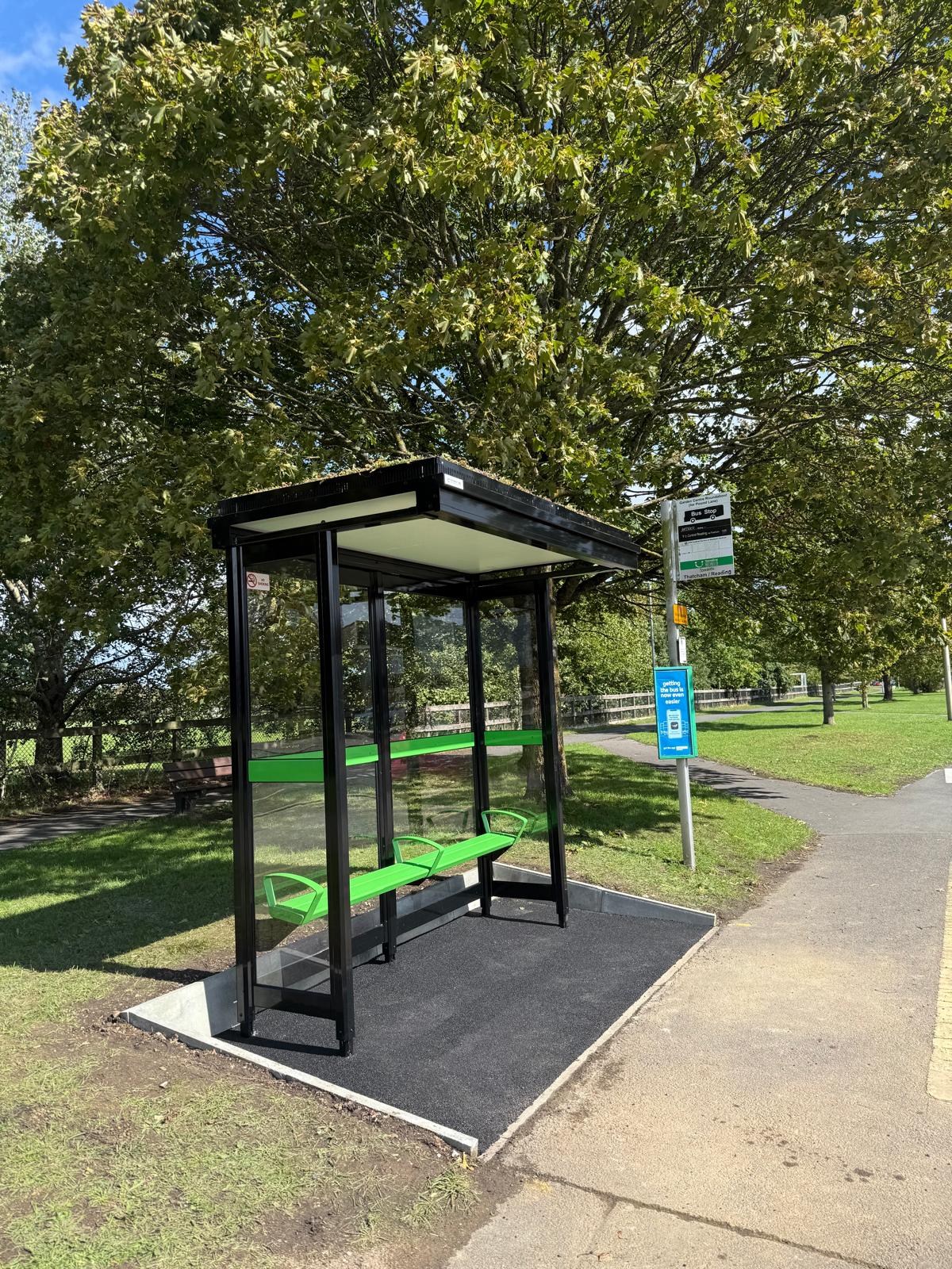 Green Roof Bus Shelters Bring Wildlife and Fresh Air to Thatcham