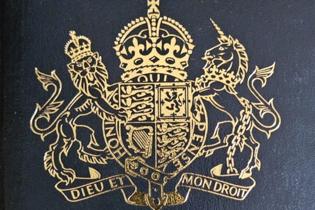 New Era In History Of Passports Will See Kings Coat Of Arms On The Front