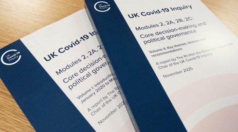 Covid Probe Calls For Reform To Help The UK Be Better Prepared For Pandemics