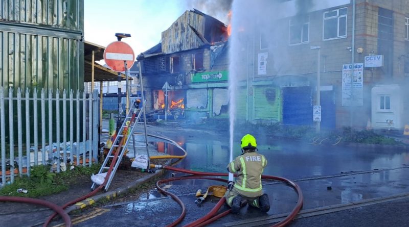Firefighters Battling Large Blaze At West London Warehouse