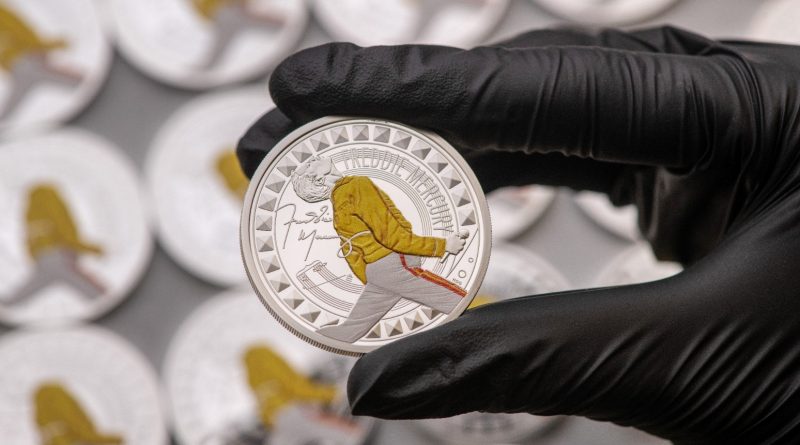 Freddie Mercury Celebrated On Royal Mint Collectable Coins
