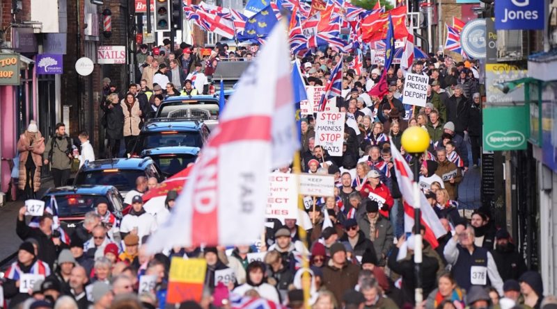 Hundreds Take To The Streets Over Plan To House Asylum Seekers At Barracks