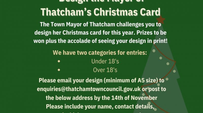 The Mayor of Thatcham’s Christmas Card Competition – Now Open!
