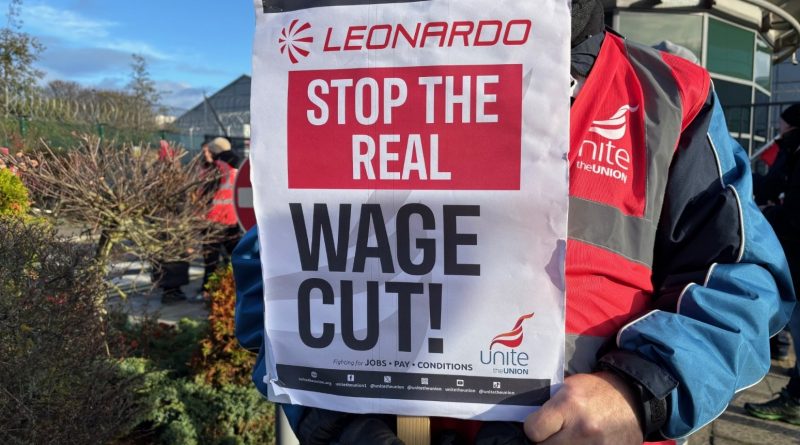 Thousands Of Leonardo Staff Walk Out In Dispute Over Pay