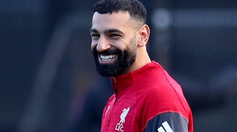 Mohamed Salah Appears In Good Spirits During Liverpool Training Session