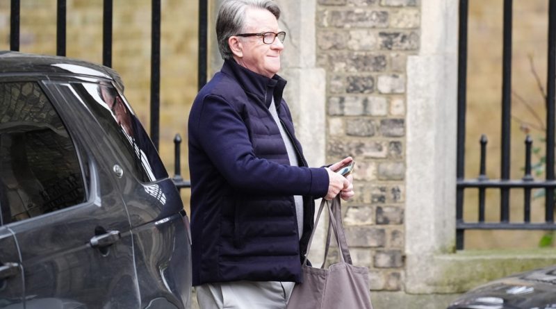 Lord Mandelson Is Reportedly Released On Bail Pending Further Investigation