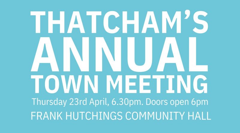  Have Your Say on the Future of Thatcham: Residents Invited to the Annual Town Meeting
